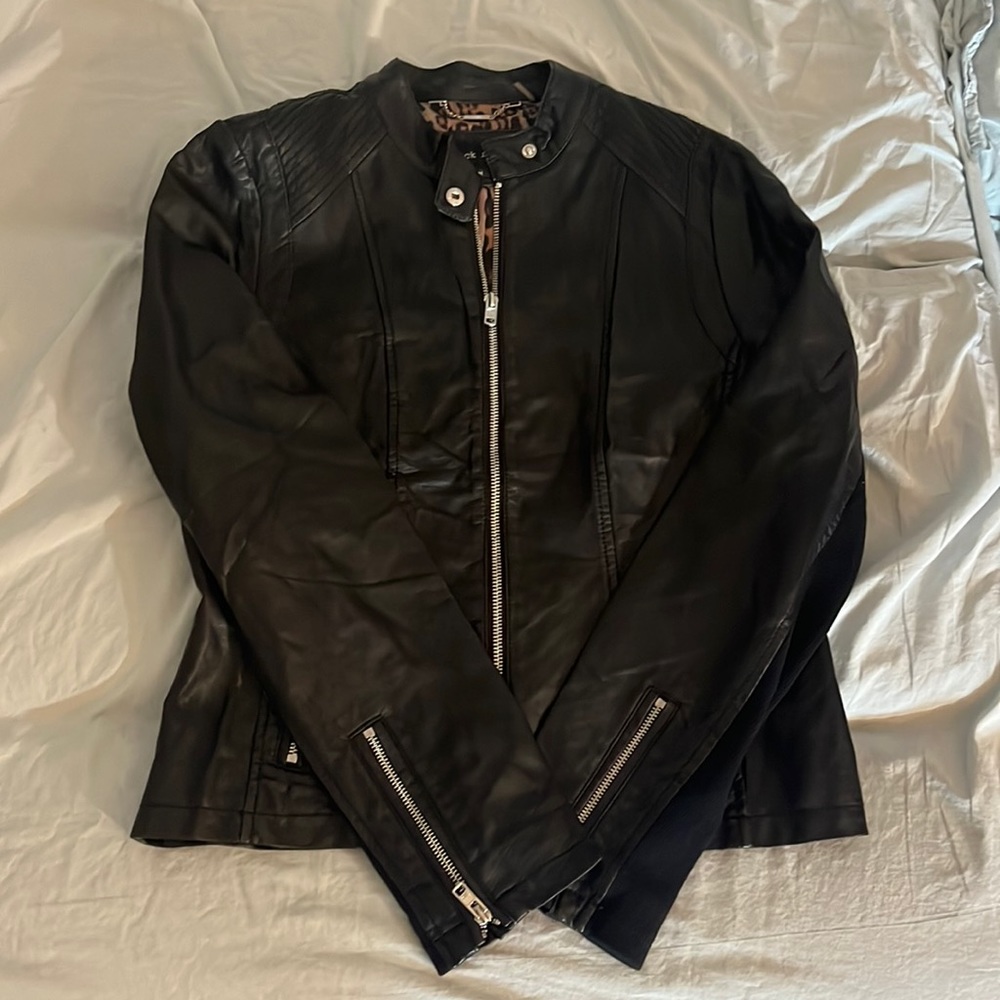 Lack leather jacket